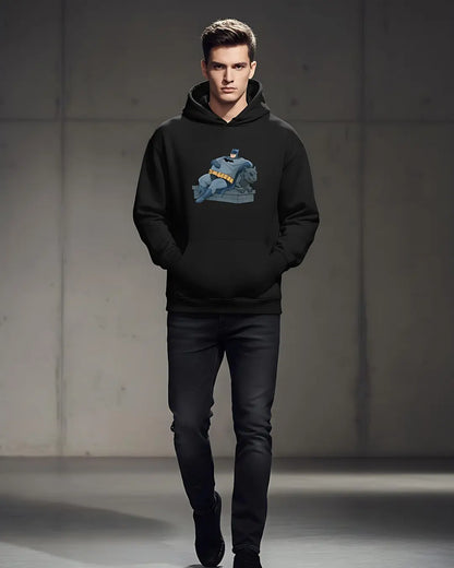 Lazy Hero Premium Hoodie – Funny Comic-Style Streetwear (300+ GSM) Khaam-Khwab