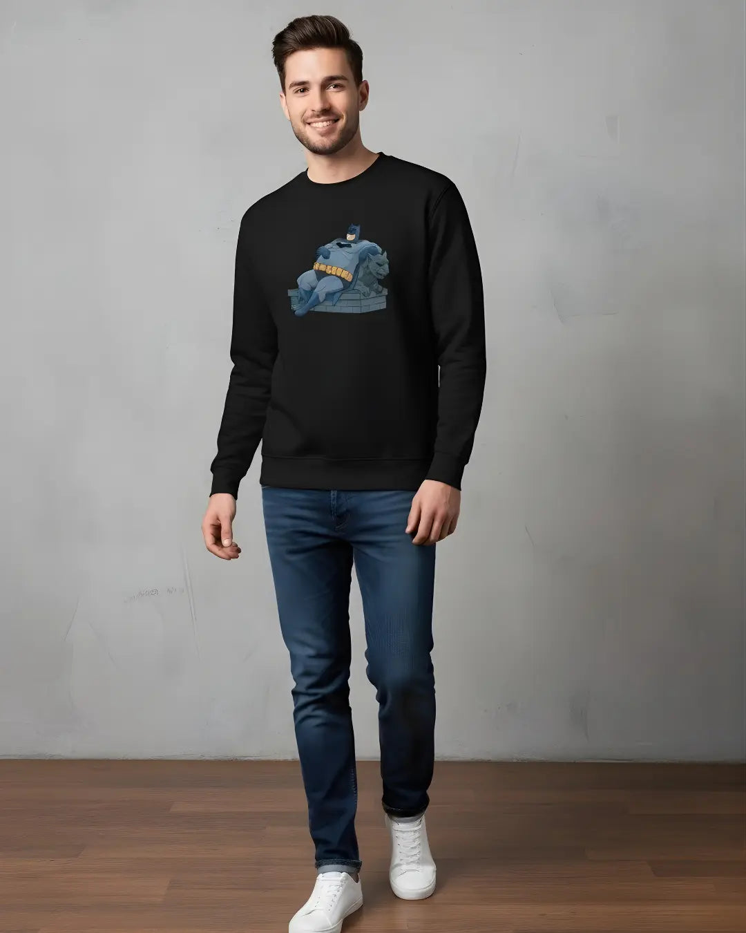 Lazy Hero Premium Sweatshirt – Funny Comic-Style Streetwear Khaam-Khwab