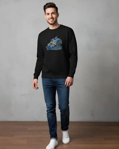 Lazy Hero Premium Sweatshirt – Funny Comic-Style Streetwear Khaam-Khwab