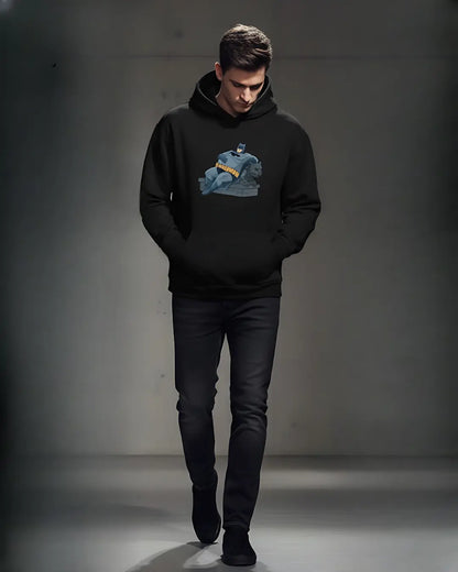 Lazy Hero Premium Hoodie – Funny Comic-Style Streetwear (300+ GSM) Khaam-Khwab